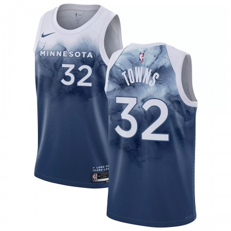 Maillot Basket Homme Minnesota Timberwolves Karl-Anthony Towns 32 2023-24 Nike City Edition Bleu Swingman Maillot Basket Homme Minnesota Timberwolves Karl-Anthony Towns 32 2023-24 Nike City Edition Bleu Swingman